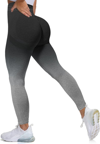 High Waist Workout Leggings for Women – Tummy Control & Butt Lifting Seamless Yoga Compression Pants
