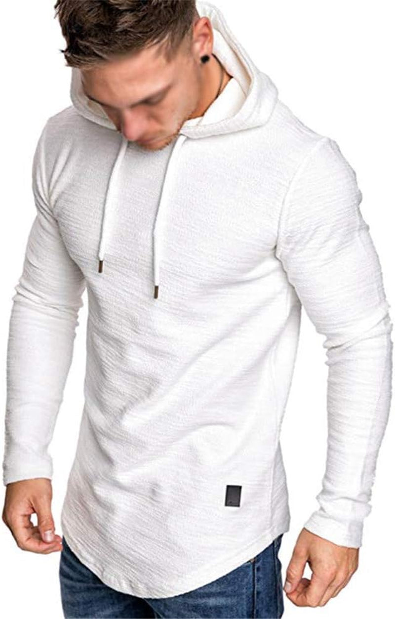 Cot-Oath Men’s Workout Sweatshirt – Athletic Hoodies for Gym, Running, and Training | Lightweight Stylish Pullover Hoodie for Fitness & Sports
