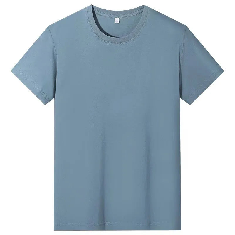 High Quality 180G 100% Cotton T Shirts Factory Price Manufacturer Custom Logo Printing T-Shirt Plain Unisex Women Men Tshirt