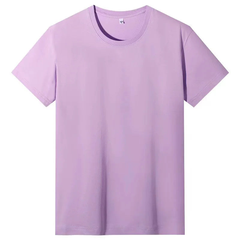 High Quality 180G 100% Cotton T Shirts Factory Price Manufacturer Custom Logo Printing T-Shirt Plain Unisex Women Men Tshirt