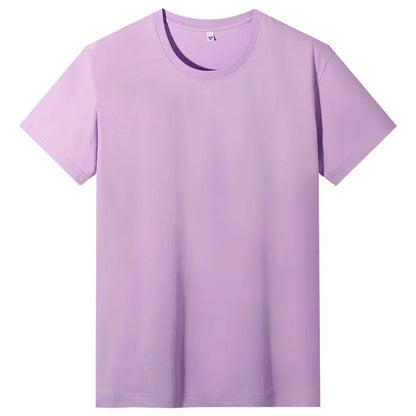 High Quality 180G 100% Cotton T Shirts Factory Price Manufacturer Custom Logo Printing T-Shirt Plain Unisex Women Men Tshirt