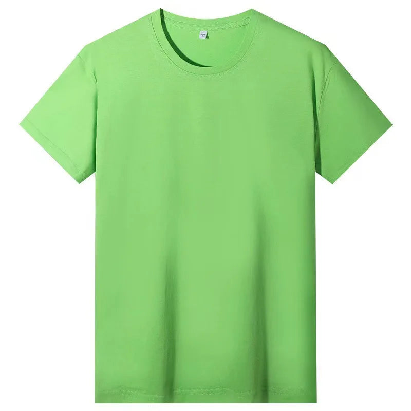High Quality 180G 100% Cotton T Shirts Factory Price Manufacturer Custom Logo Printing T-Shirt Plain Unisex Women Men Tshirt