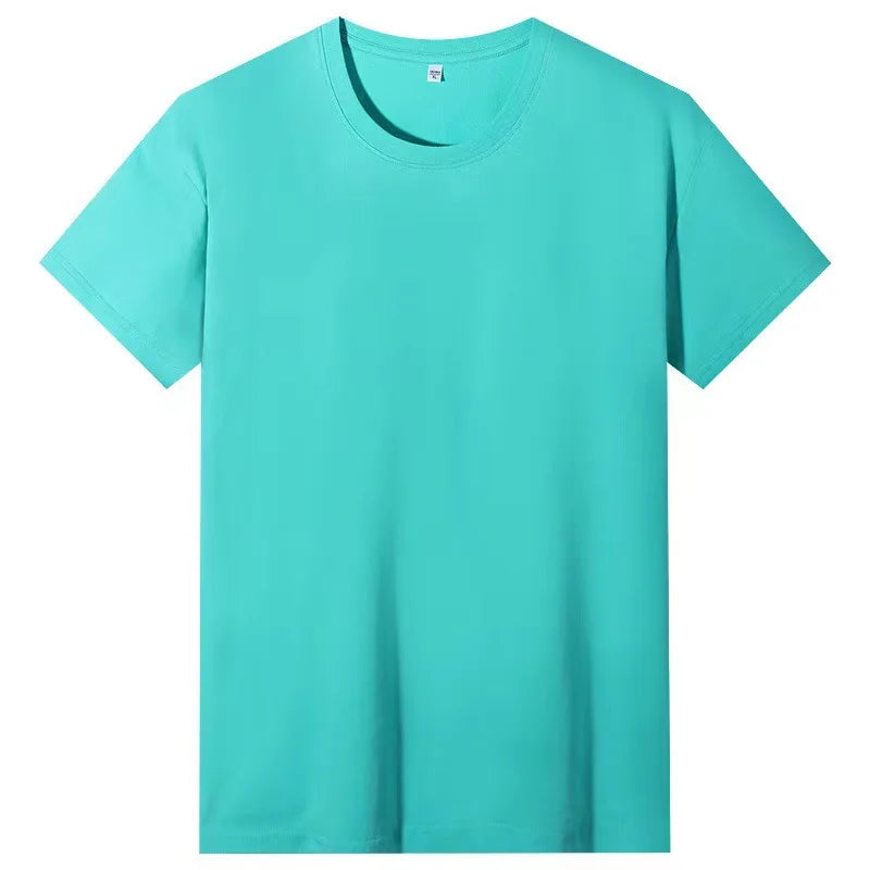 High Quality 180G 100% Cotton T Shirts Factory Price Manufacturer Custom Logo Printing T-Shirt Plain Unisex Women Men Tshirt