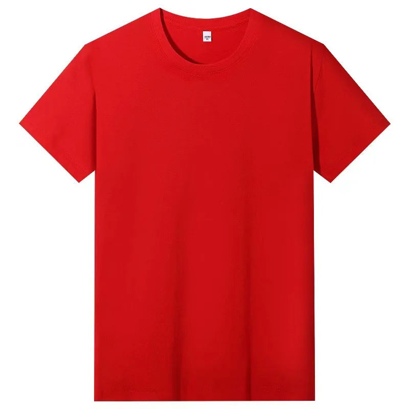 High Quality 180G 100% Cotton T Shirts Factory Price Manufacturer Custom Logo Printing T-Shirt Plain Unisex Women Men Tshirt