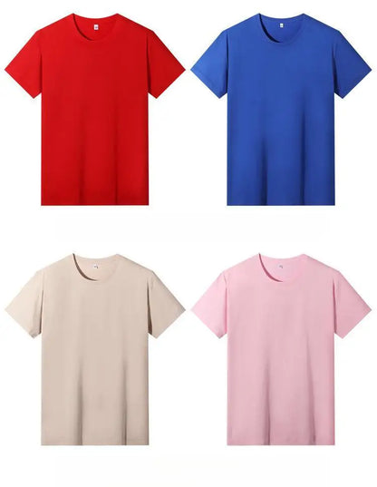 High Quality 180G 100% Cotton T Shirts Factory Price Manufacturer Custom Logo Printing T-Shirt Plain Unisex Women Men Tshirt