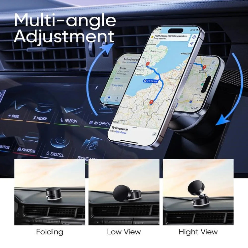Multi-Functional Foldable Suction Cup Magnetic Phone Holder