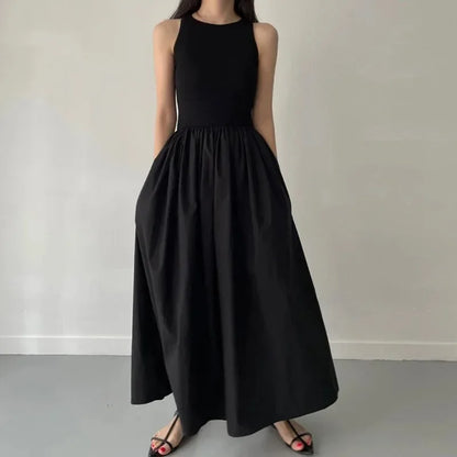 ATLASORA Trending Summer Elegant Black Long Dress