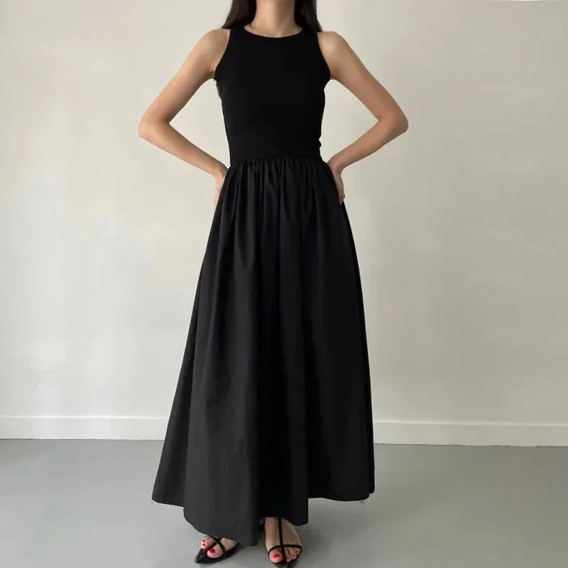 ATLASORA Trending Summer Elegant Black Long Dress