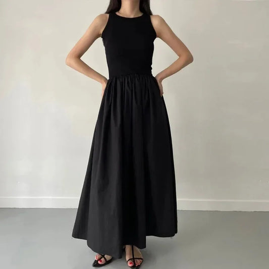 ATLASORA Trending Summer Elegant Black Long Dress