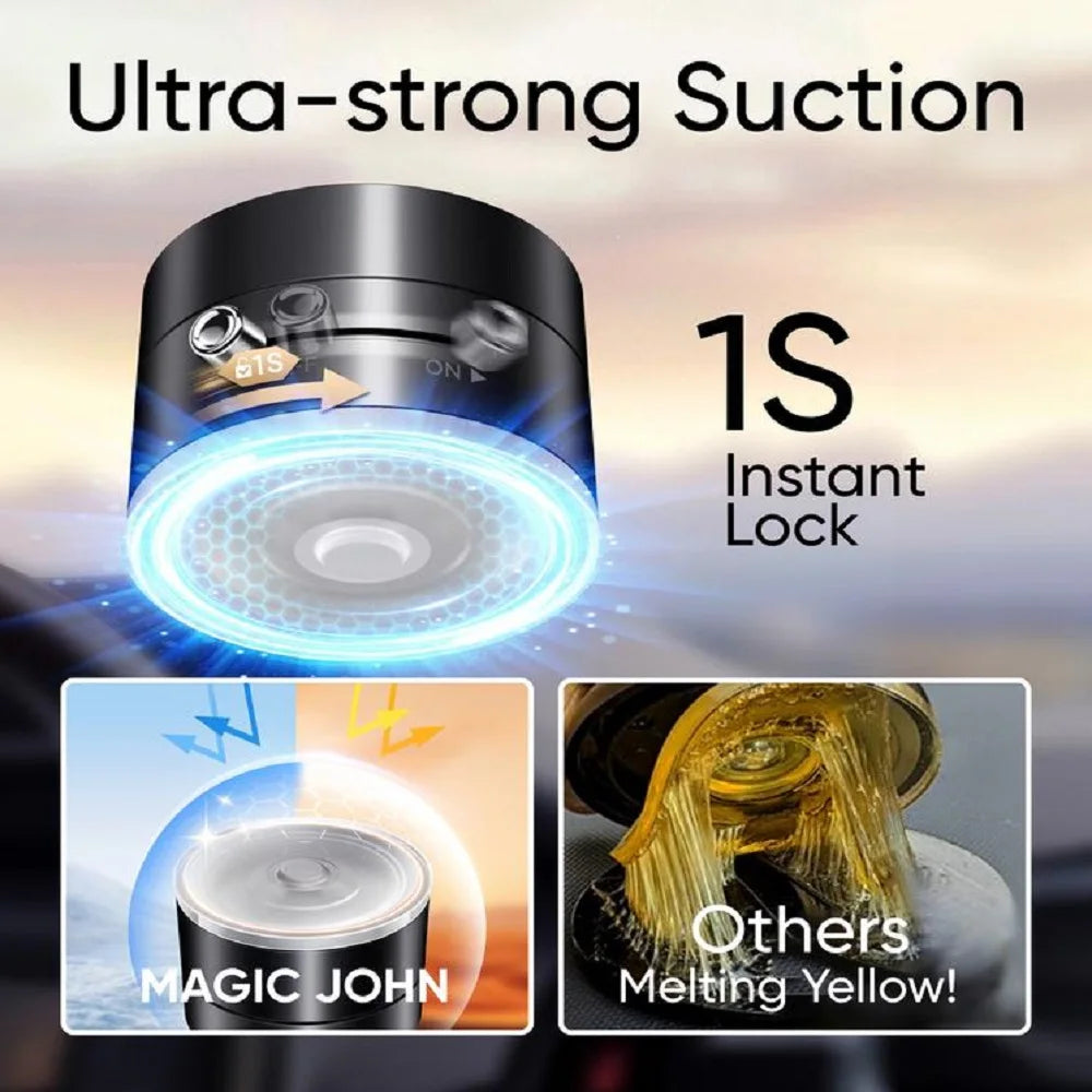 Multi-Functional Foldable Suction Cup Magnetic Phone Holder
