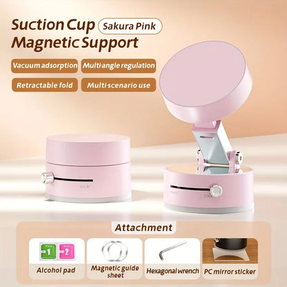 Multi-Functional Foldable Suction Cup Magnetic Phone Holder
