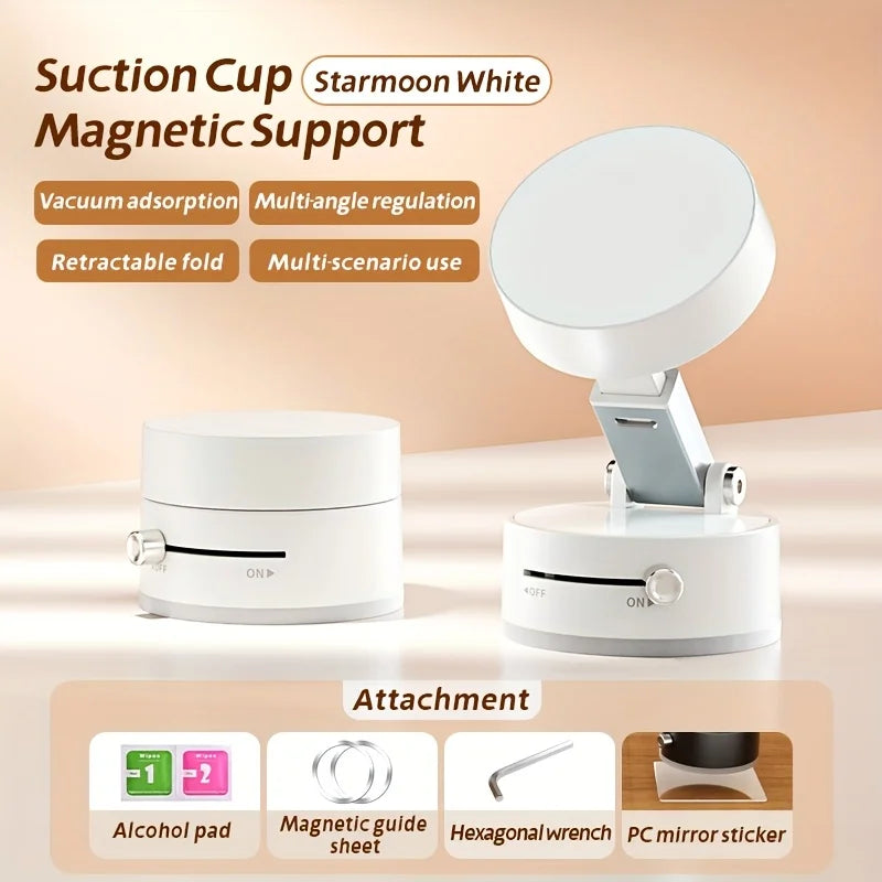 Multi-Functional Foldable Suction Cup Magnetic Phone Holder