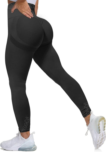 High Waist Workout Leggings for Women – Tummy Control & Butt Lifting Seamless Yoga Compression Pants