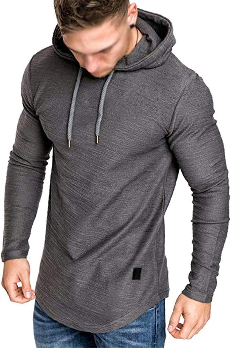 Cot-Oath Men’s Workout Sweatshirt – Athletic Hoodies for Gym, Running, and Training | Lightweight Stylish Pullover Hoodie for Fitness & Sports